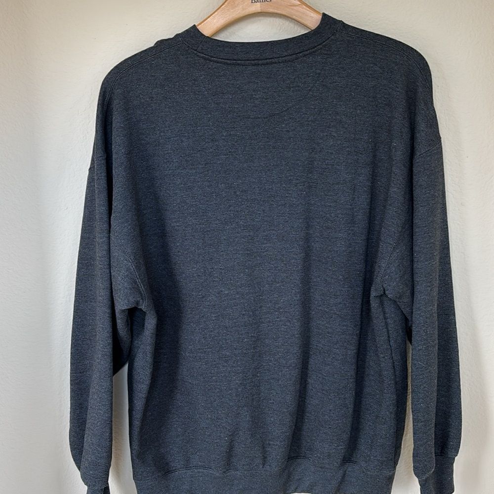 Wisconsin Sweatshirt Crewneck Gray XL UW Madison Badgers Tailgate - Picture 5 of 7